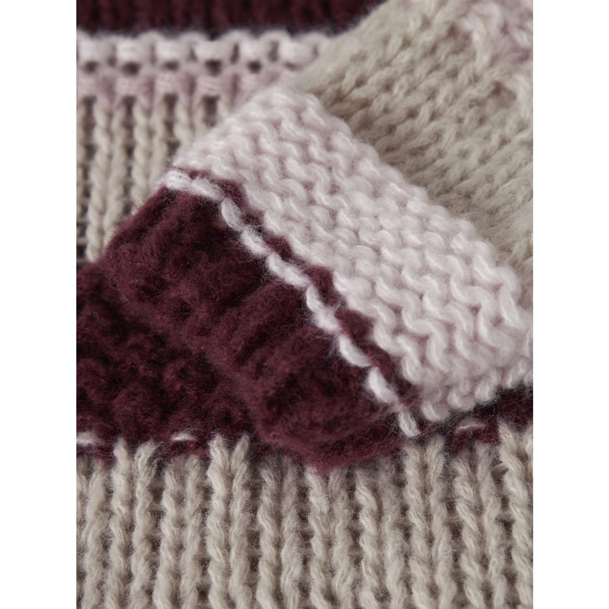 Name It Burgundy Nmfoline Ls Knit