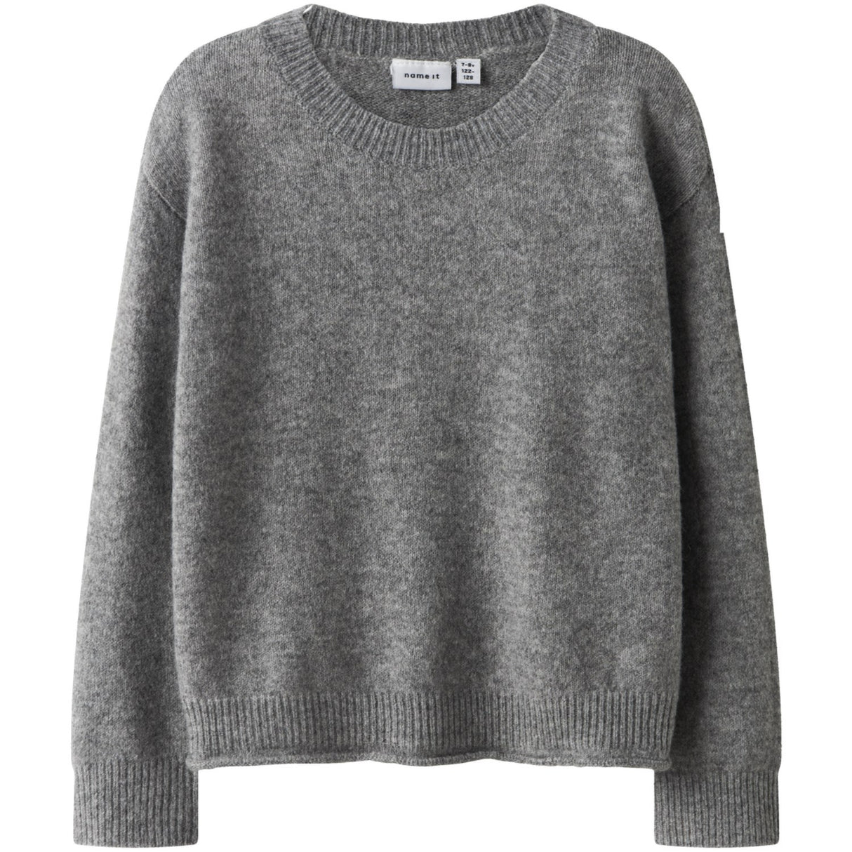 Name It Grey Melange Nkforiane Ls Knit