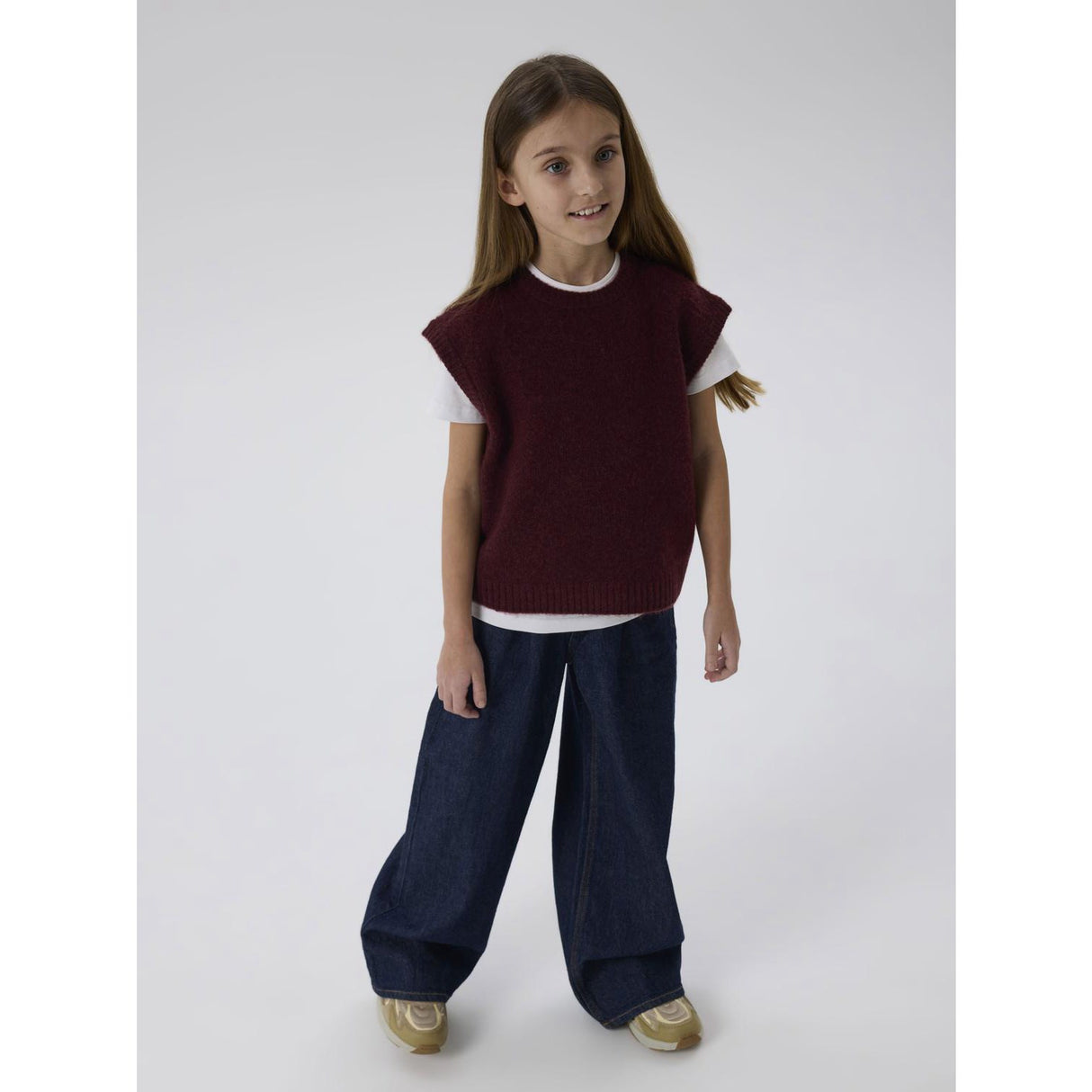 Name It Burgundy Nkfoneifyly Knit Vest