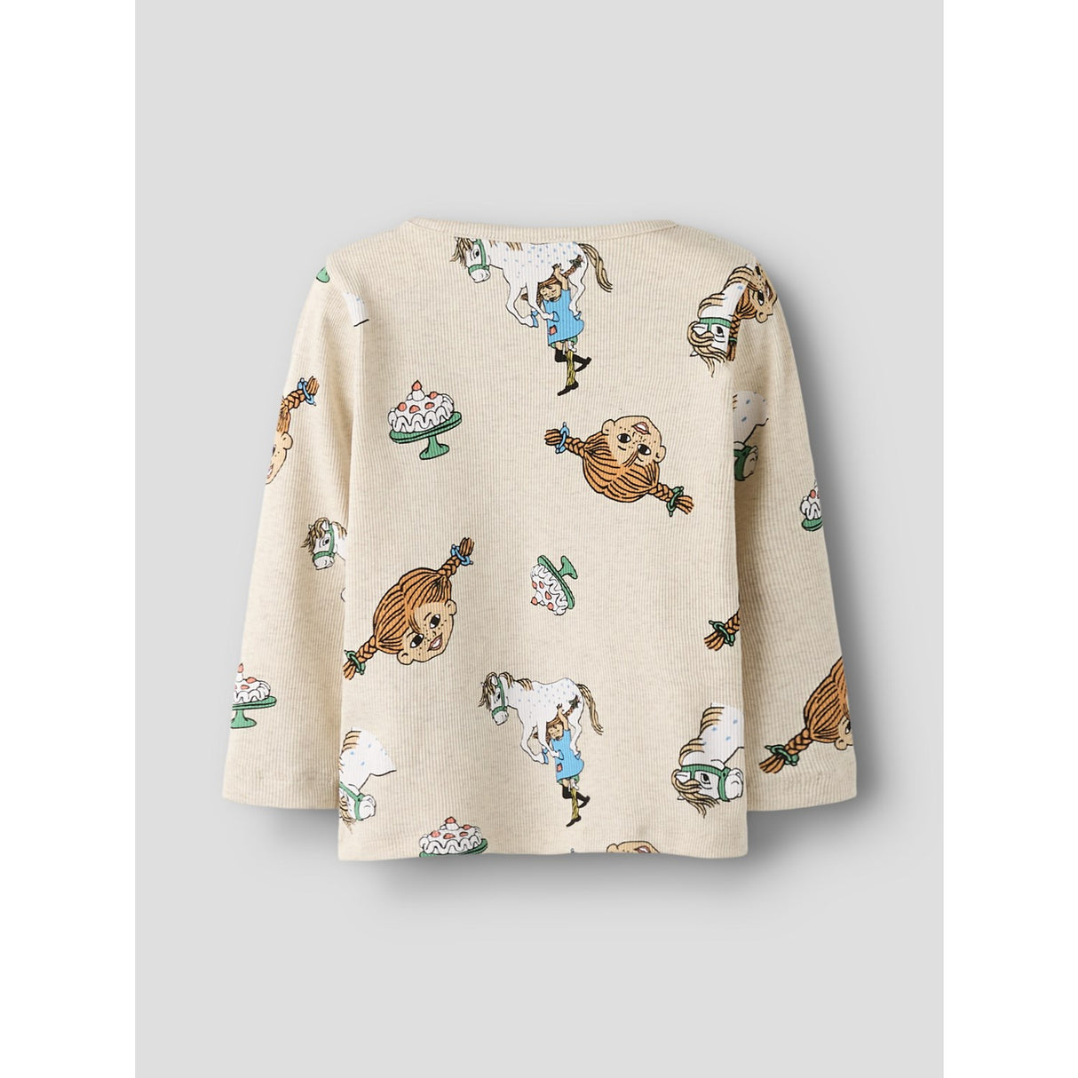 Name It Peyote Melange Nmfsoca Pippi Ls Top Sky