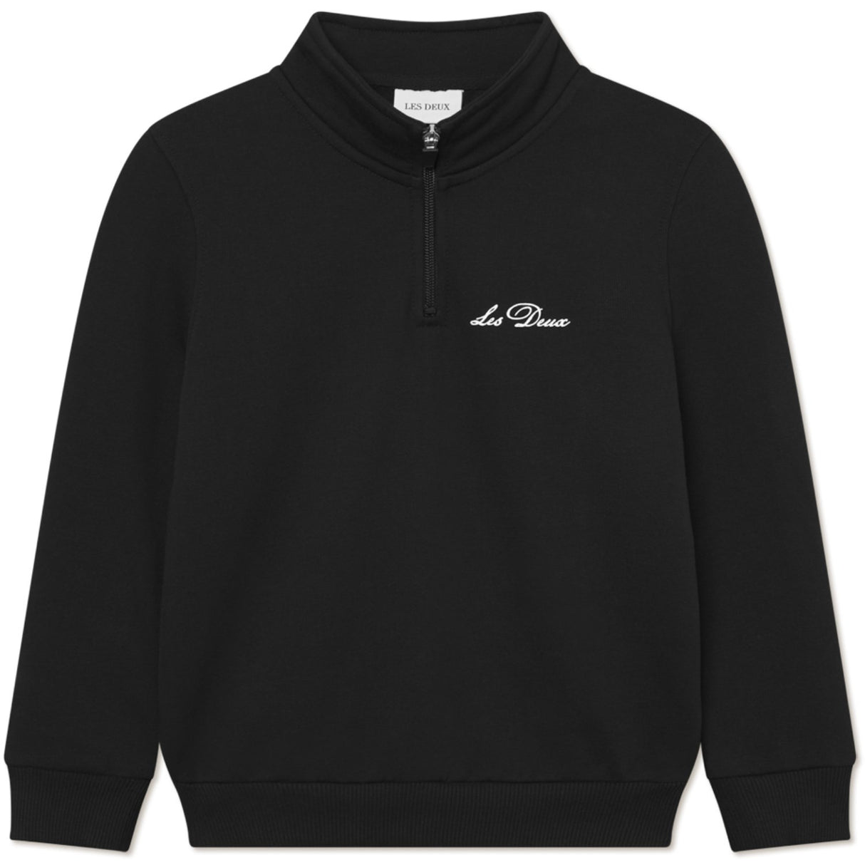 Les Deux Kids Black West Side Half-Zip Sweatshirt KIDS
