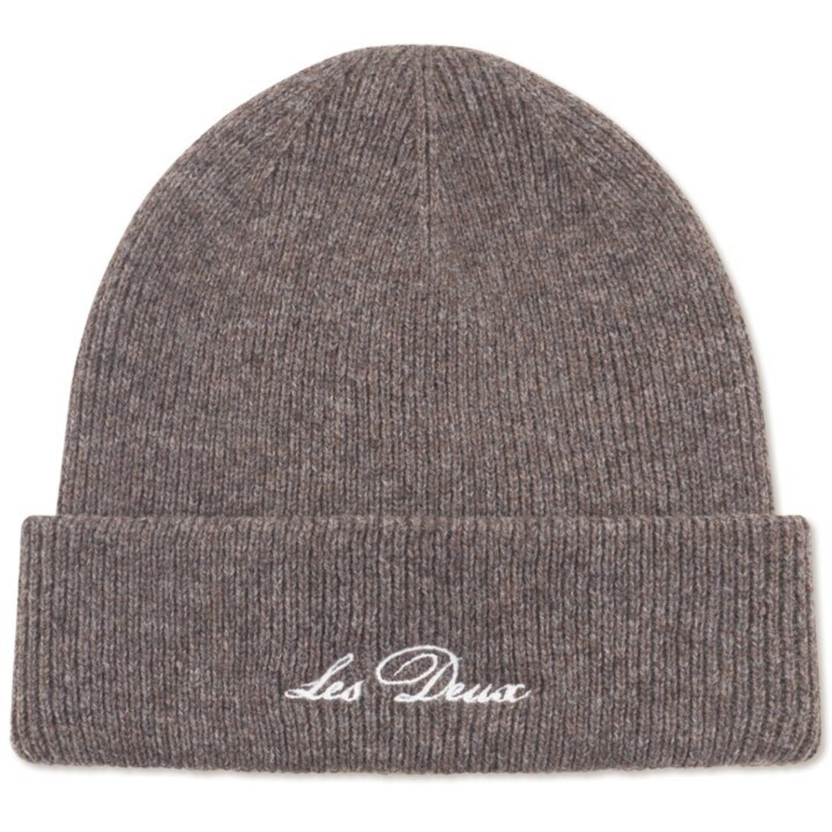 Les Deux Kids Mountain Grey Melange Wayne Embroidered Beanie KIDS