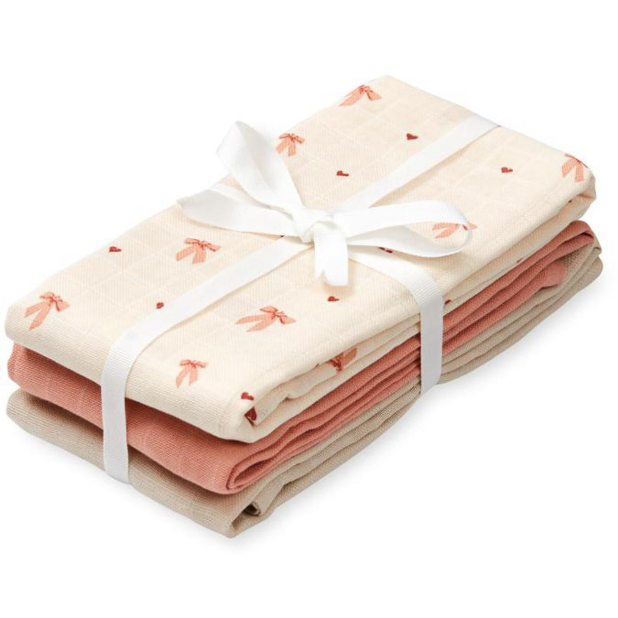 Cam Cam Copenhagen Bows Muslin Cloths 3-pack