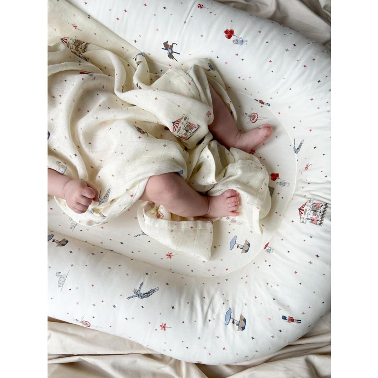 Cam Cam Copenhagen Carousel Muslin Cloths 2-pack