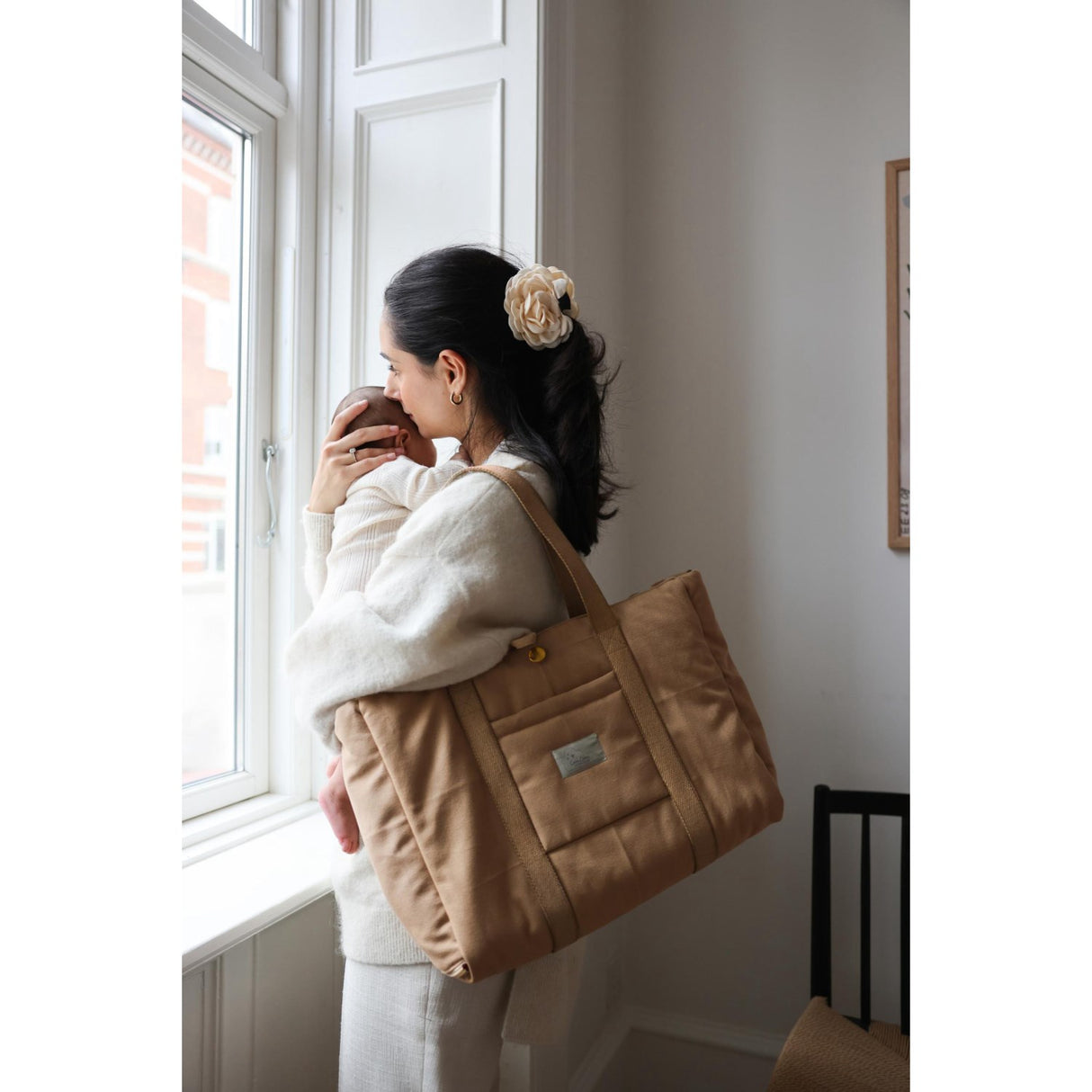 Cam Cam Copenhagen Latte Foldable Changing Bag