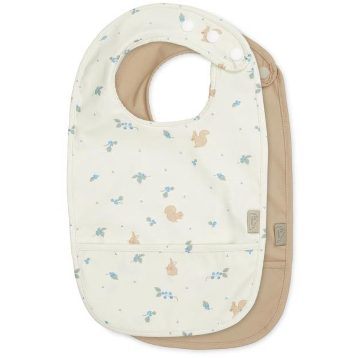 Cam Cam Copenhagen Blueberries Bib With Pocket 2-pack