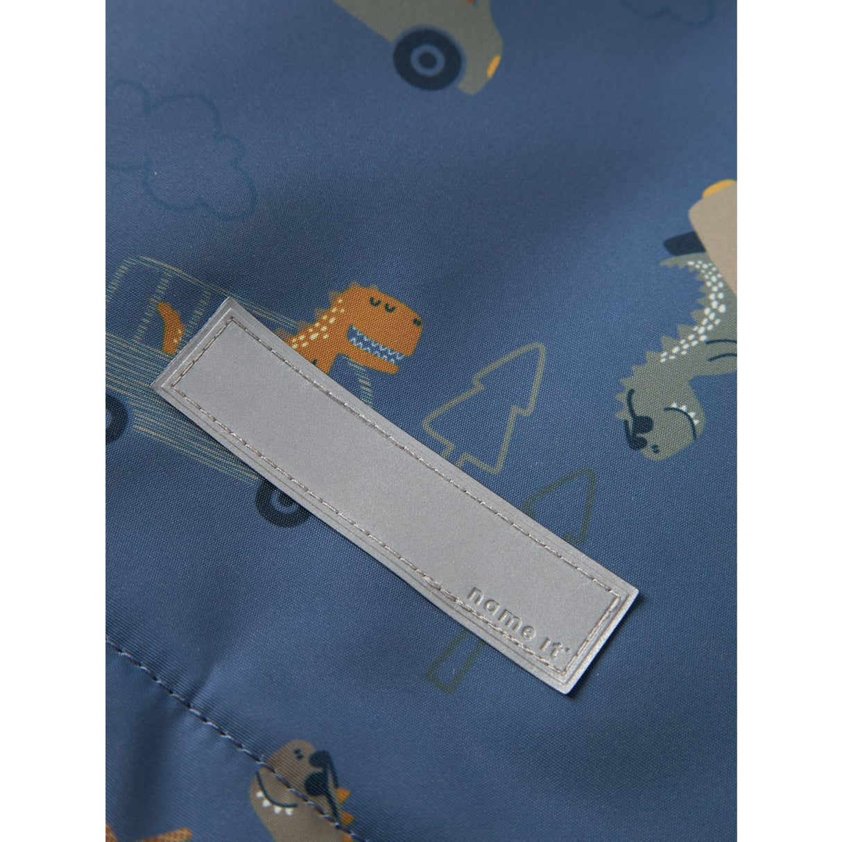 Name It Vintage Indigo Dino Car Nmmmax Pa Jacket Aop Noos