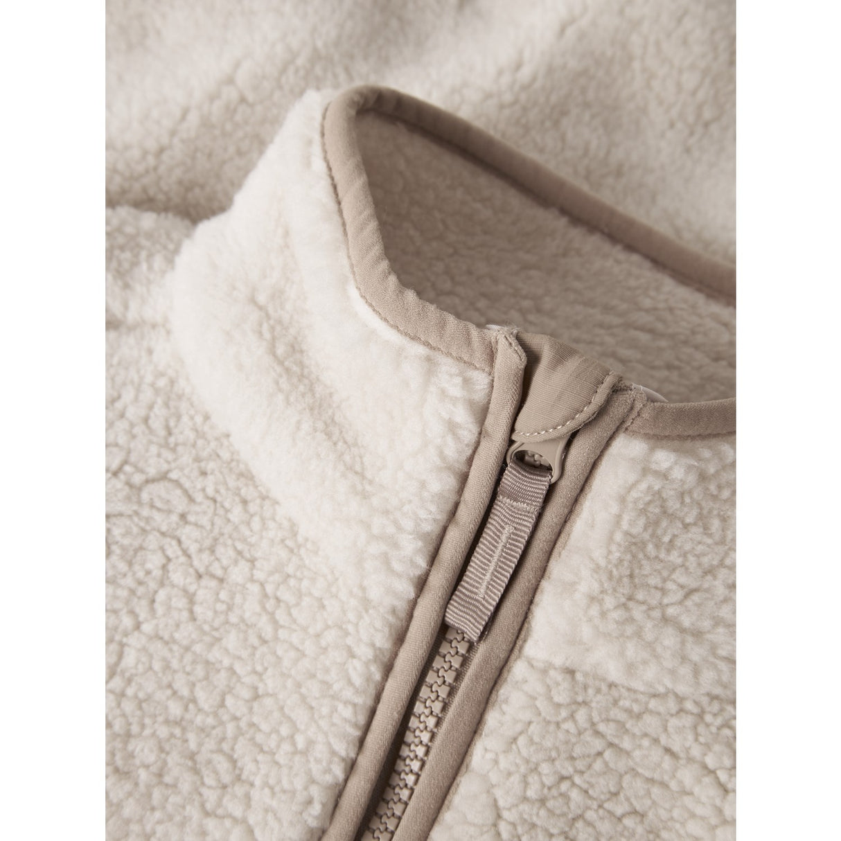 Name It Moonbeam Chest Pocket Savannah Tan Nknmattia Sherpa Jacket Pb