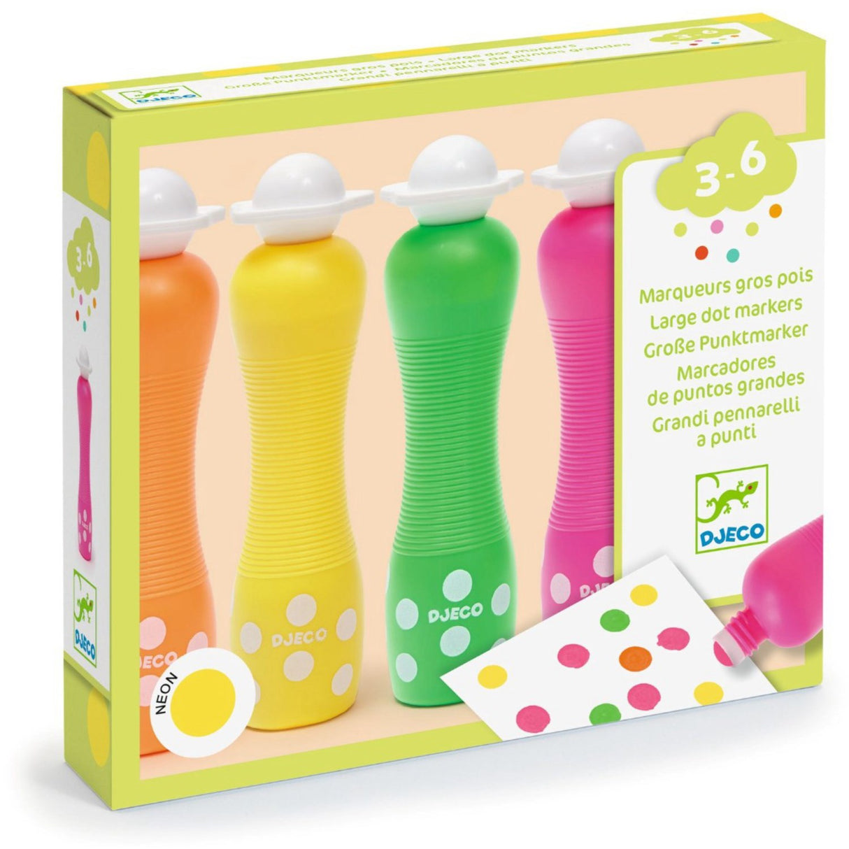 Djeco Foam Neon Markers