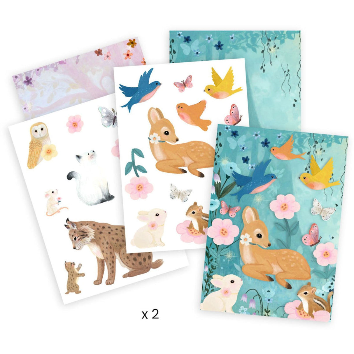 Djeco Creative Activity Set Fluffy Animals