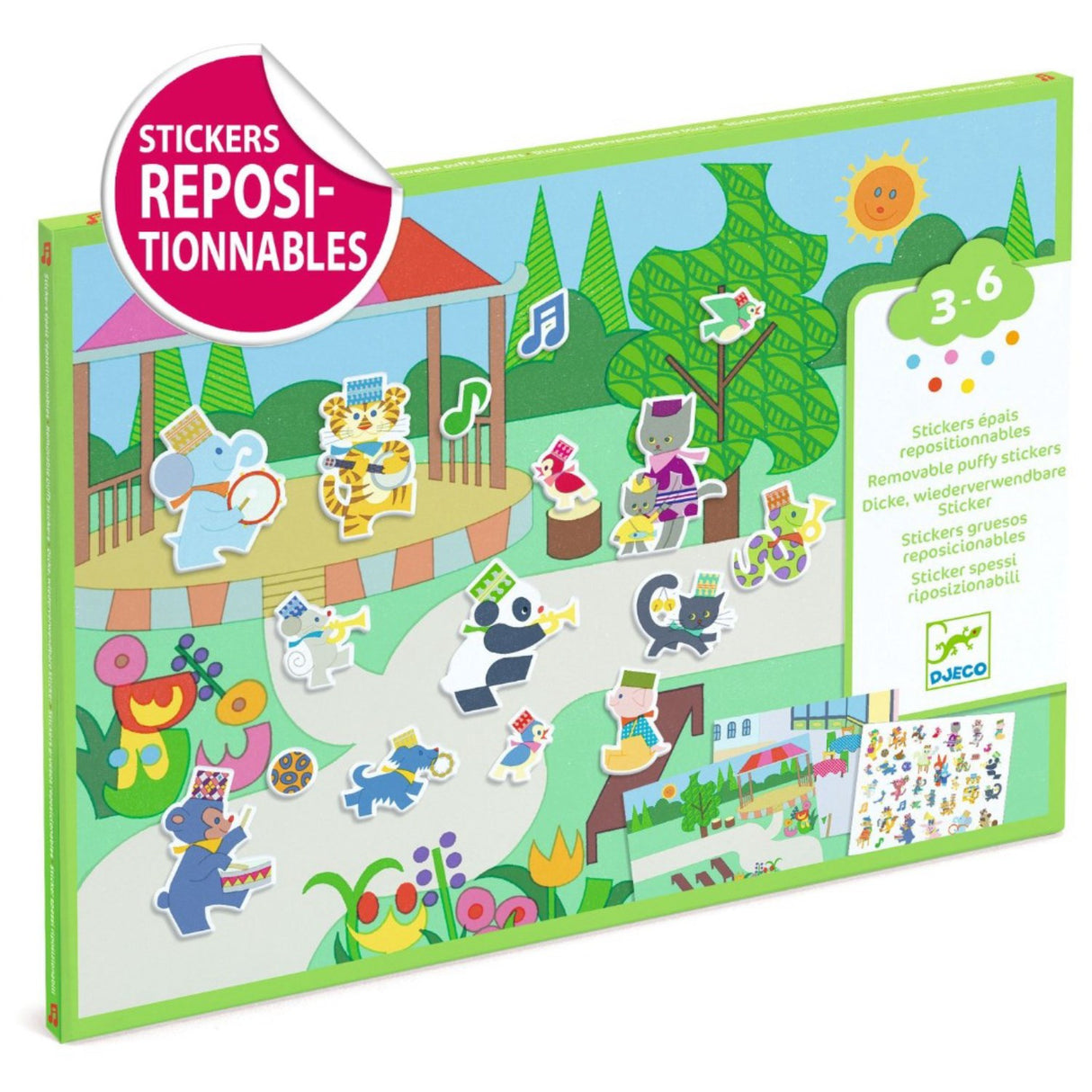 Djeco Creative Sticker Play Fanfare