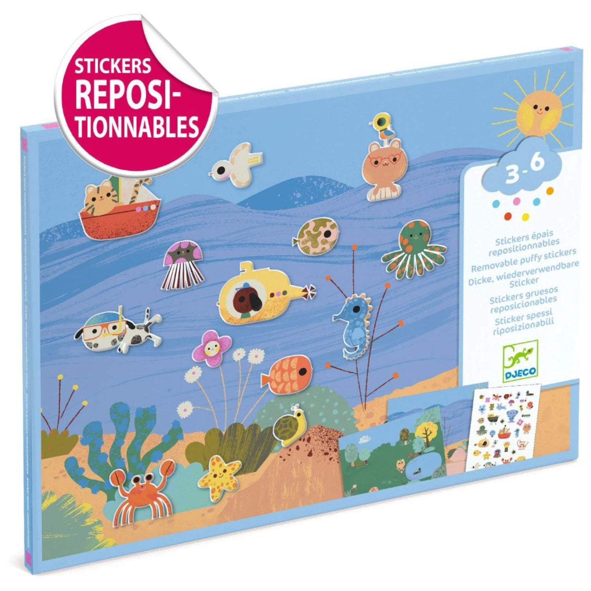 Djeco Creative Stcker Play Summer