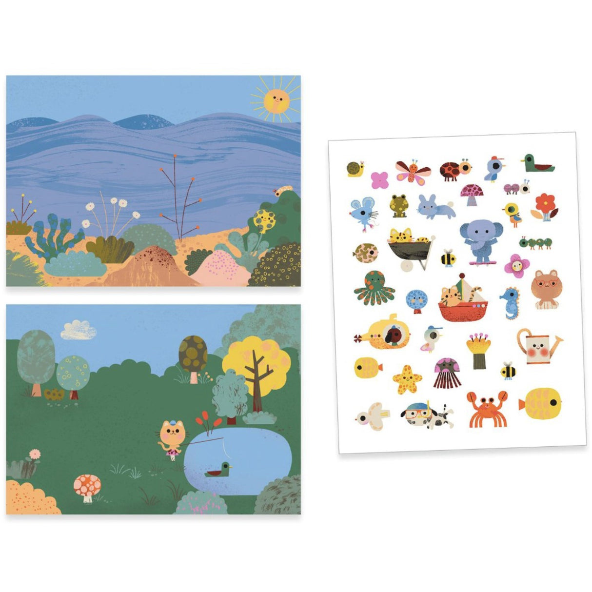 Djeco Creative Stcker Play Summer