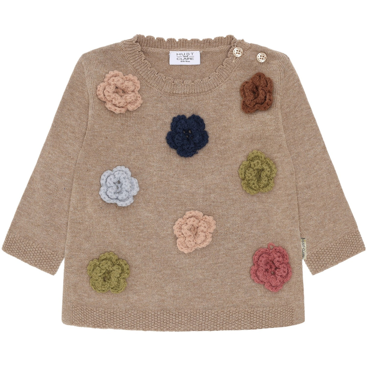 Hust & Claire Biscuit Pusle Flower