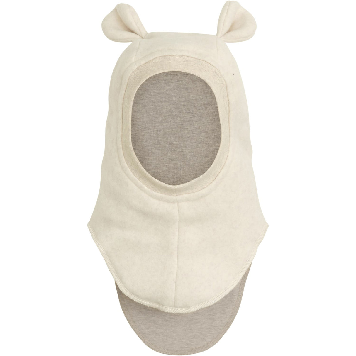 Huttelihut Light Beige Melange Balaclava X Luksusbaby