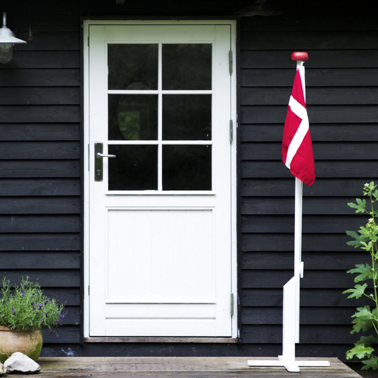 Langkilde & Søn Flagpole w. Dannebrog Flag - 180cm