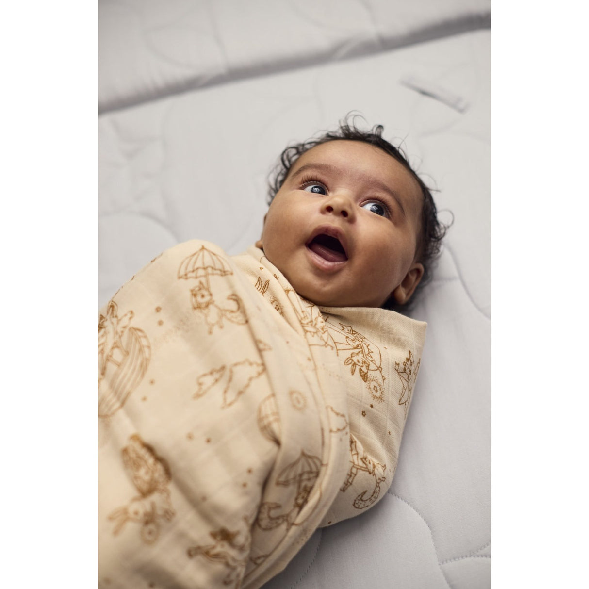 FILIBABBA Dreamy Adventurers Muslin Swaddle Diaper 120x120 Cm Gots