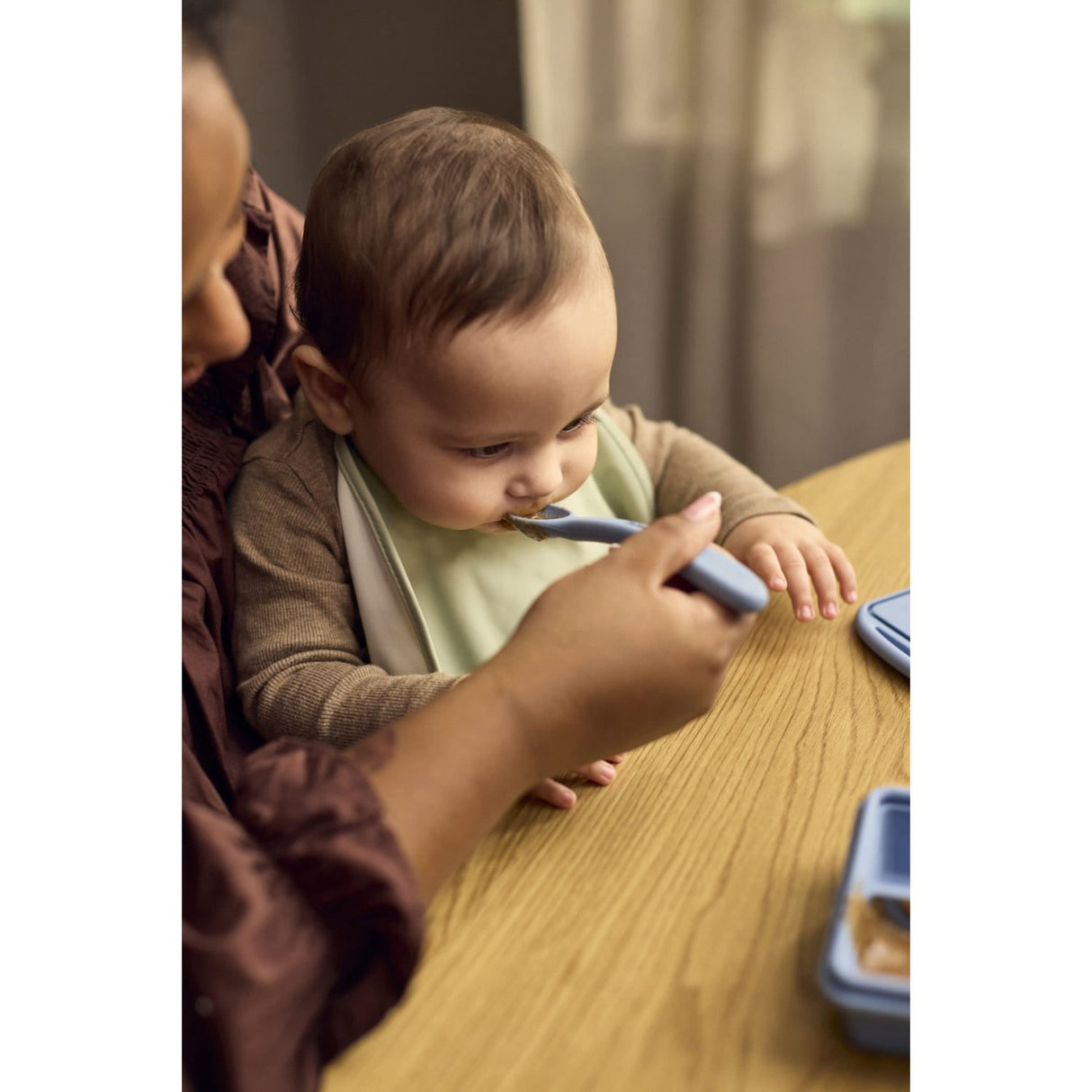FILIBABBA Ocean Mix Silicone Feeding Spoons 3-Pack