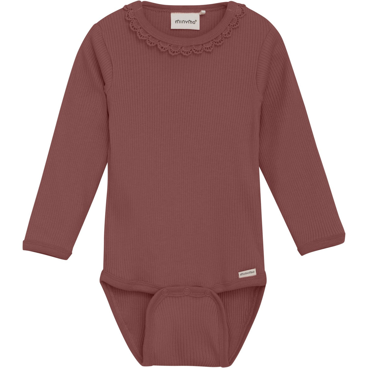 Minymo Withered Rose Body Ls Rib