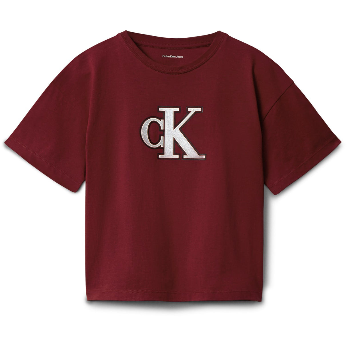 Calvin Klein Raspberry Chocolate Festive Graphic Ss T-Shirt