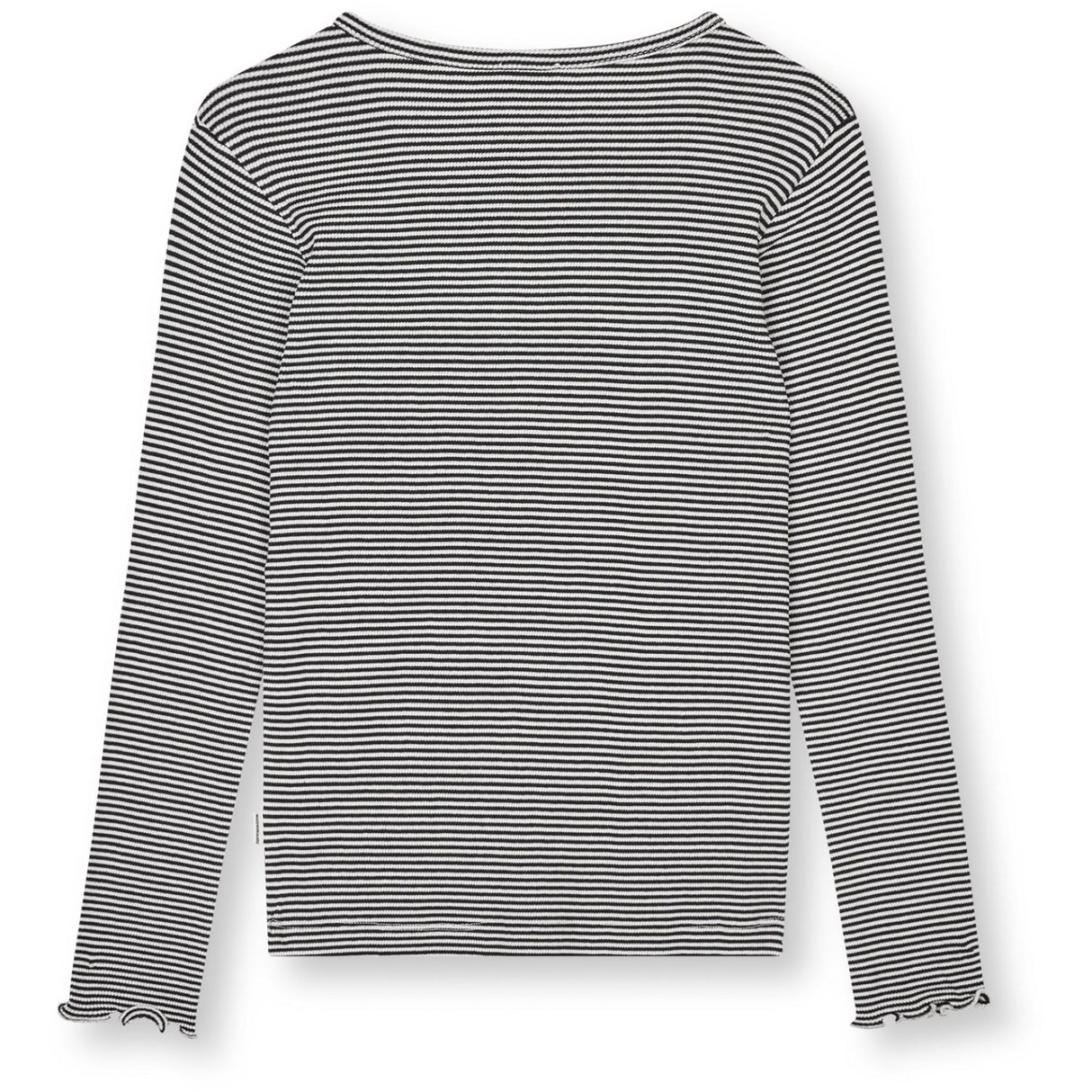 Mads Nørgaard Black/Vanilla Ice 2X2 Cotton Stripe Tala Tee Ls