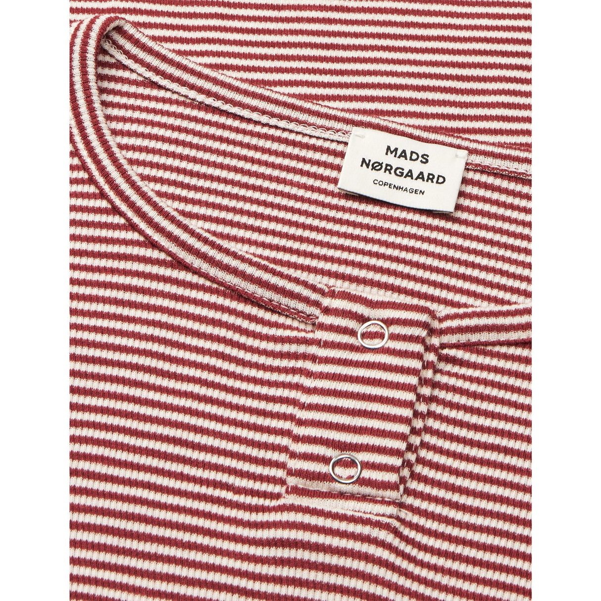 Mads Nørgaard Winery/Vanilla Ice 2X2 Cotton Stripe Tala Tee Ls