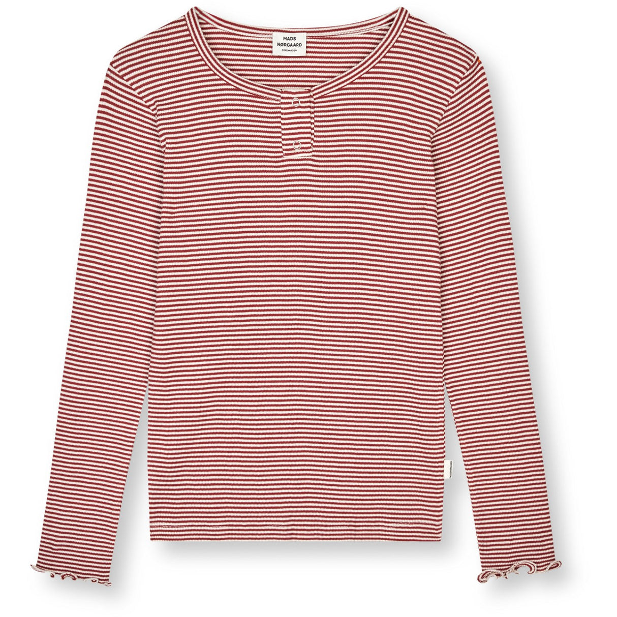 Mads Nørgaard Winery/Vanilla Ice 2X2 Cotton Stripe Tala Tee Ls