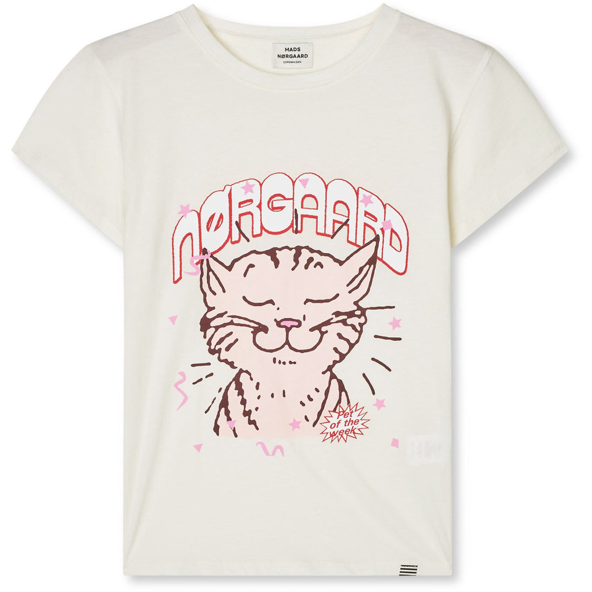 Mads Nørgaard Vanilla Ice Single Cotton Tuvina Print Tee