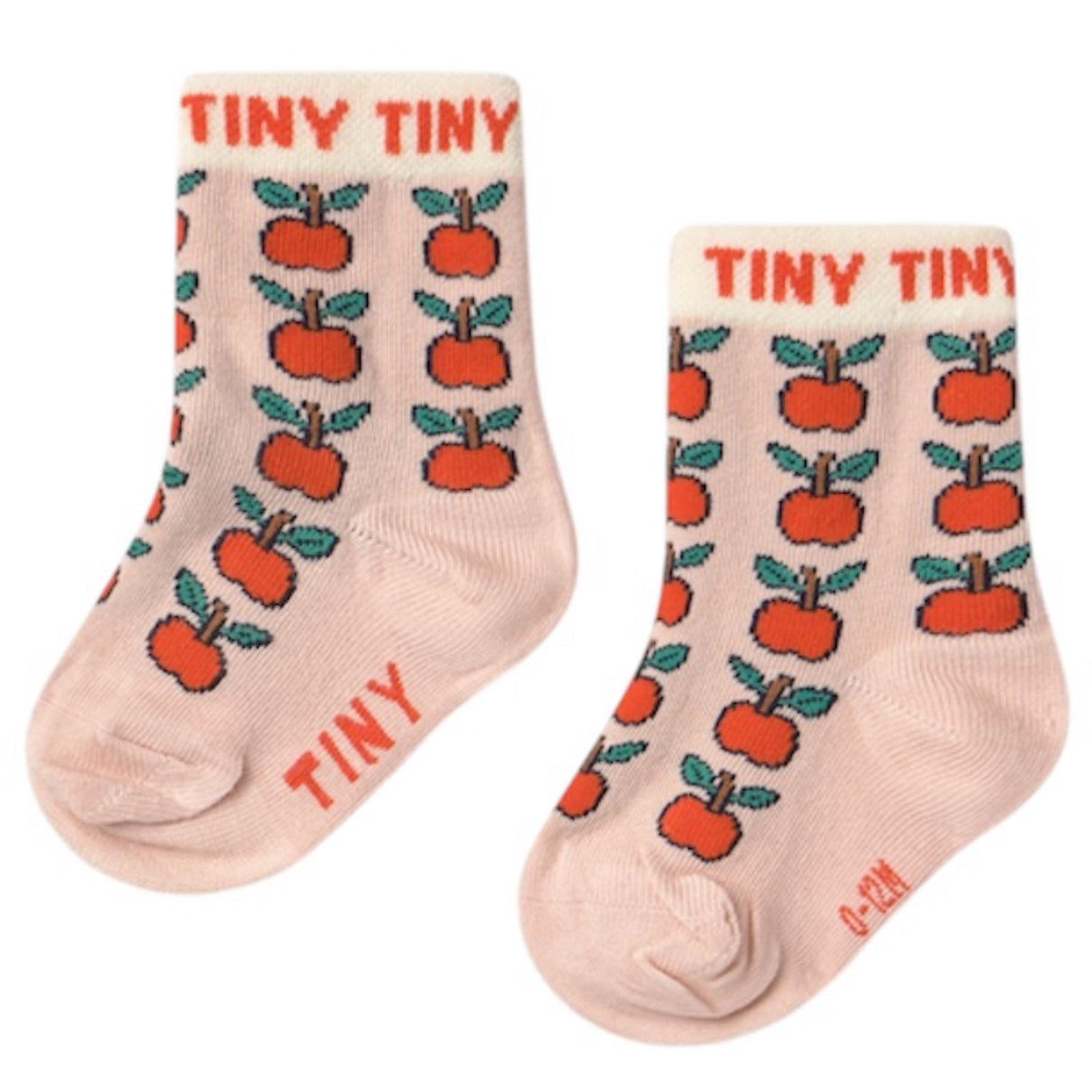 TinyCottons Wild Rose Apples Medium Socks