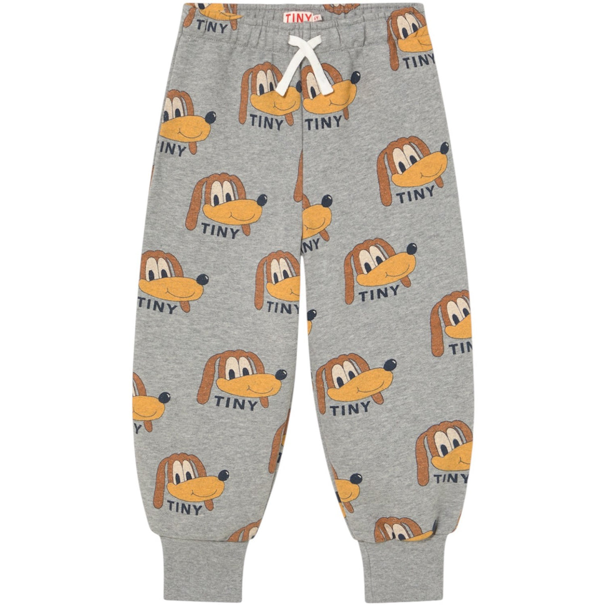 TinyCottons Medium Grey Heather Dogs Sweatpant