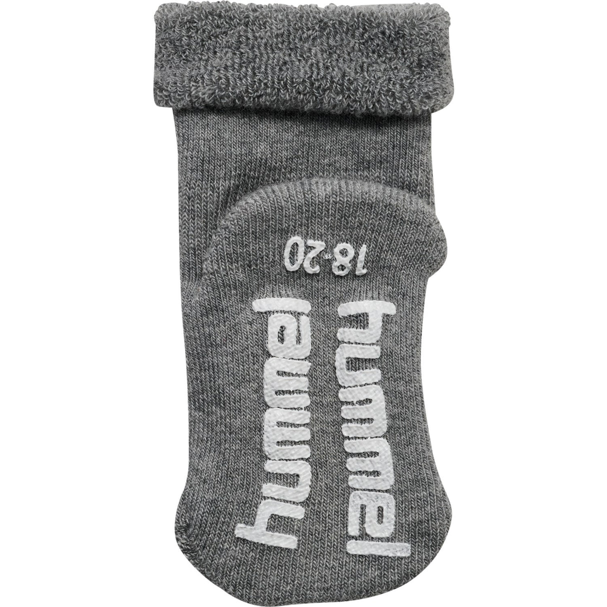 Hummel Grey Melange Mini Non Slip Sock