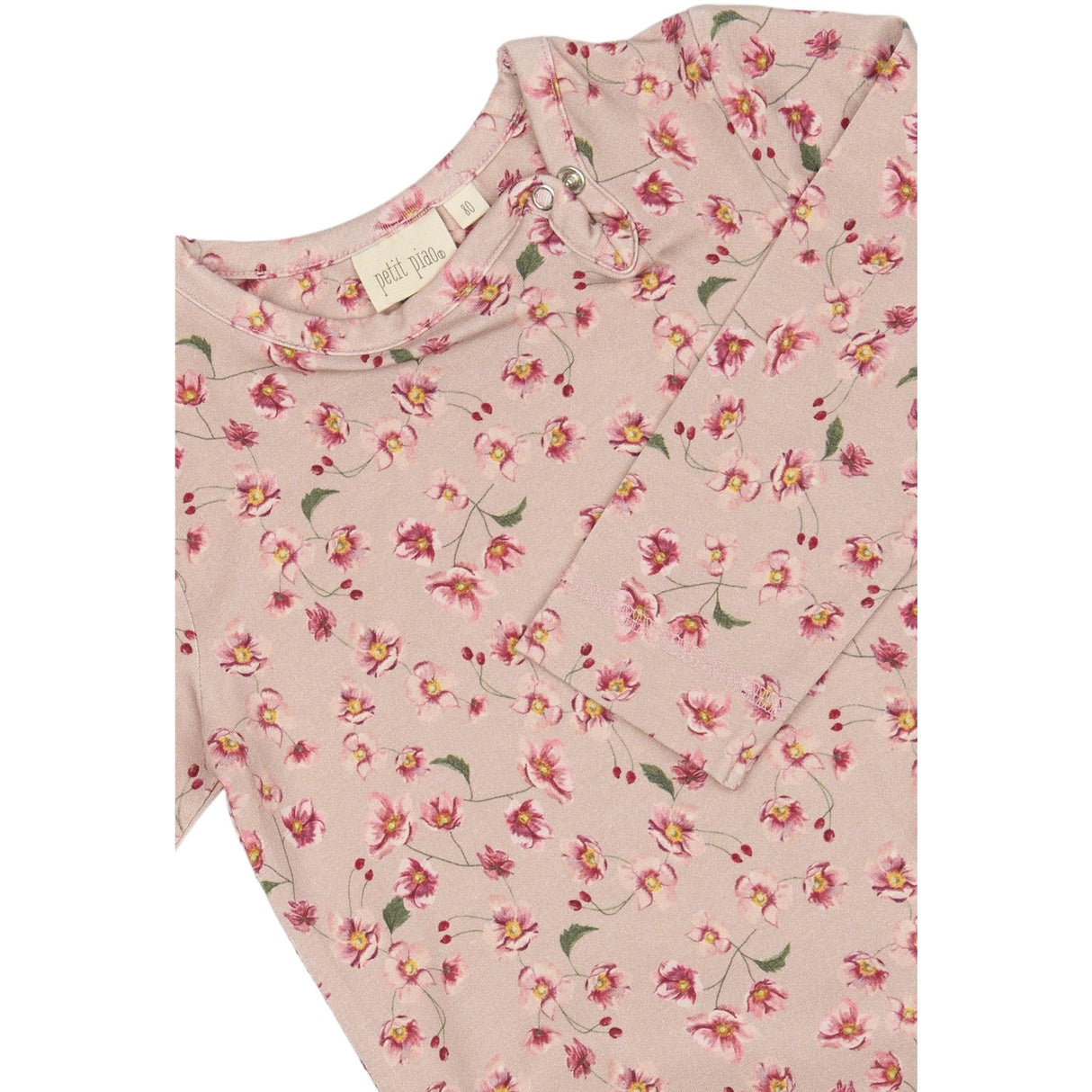 Petit Piao Autumn Anemone Body L/S Printed
