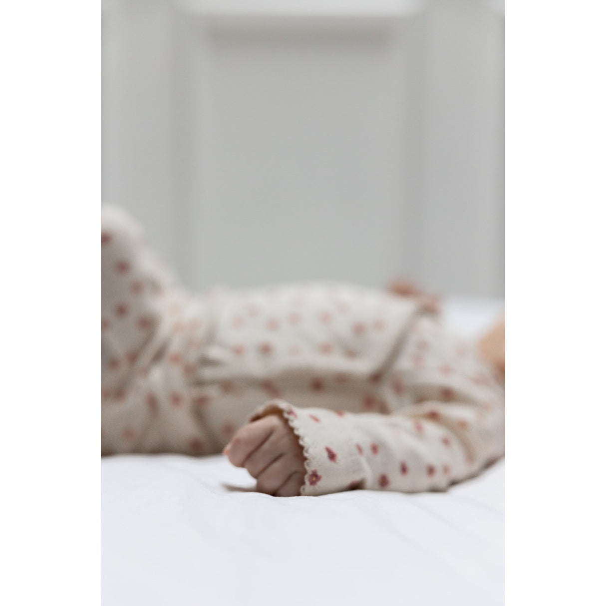 Petit Piao Autumn Anemone AOP PPDia Body L/S Fold Pointel NOOS