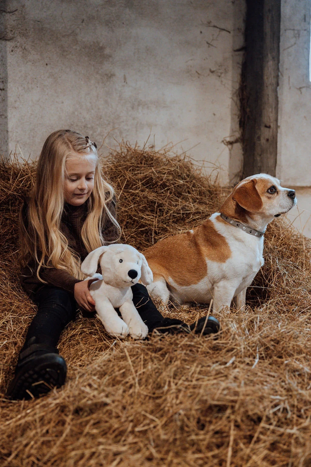 by Astrup Plush Dog with Puppies