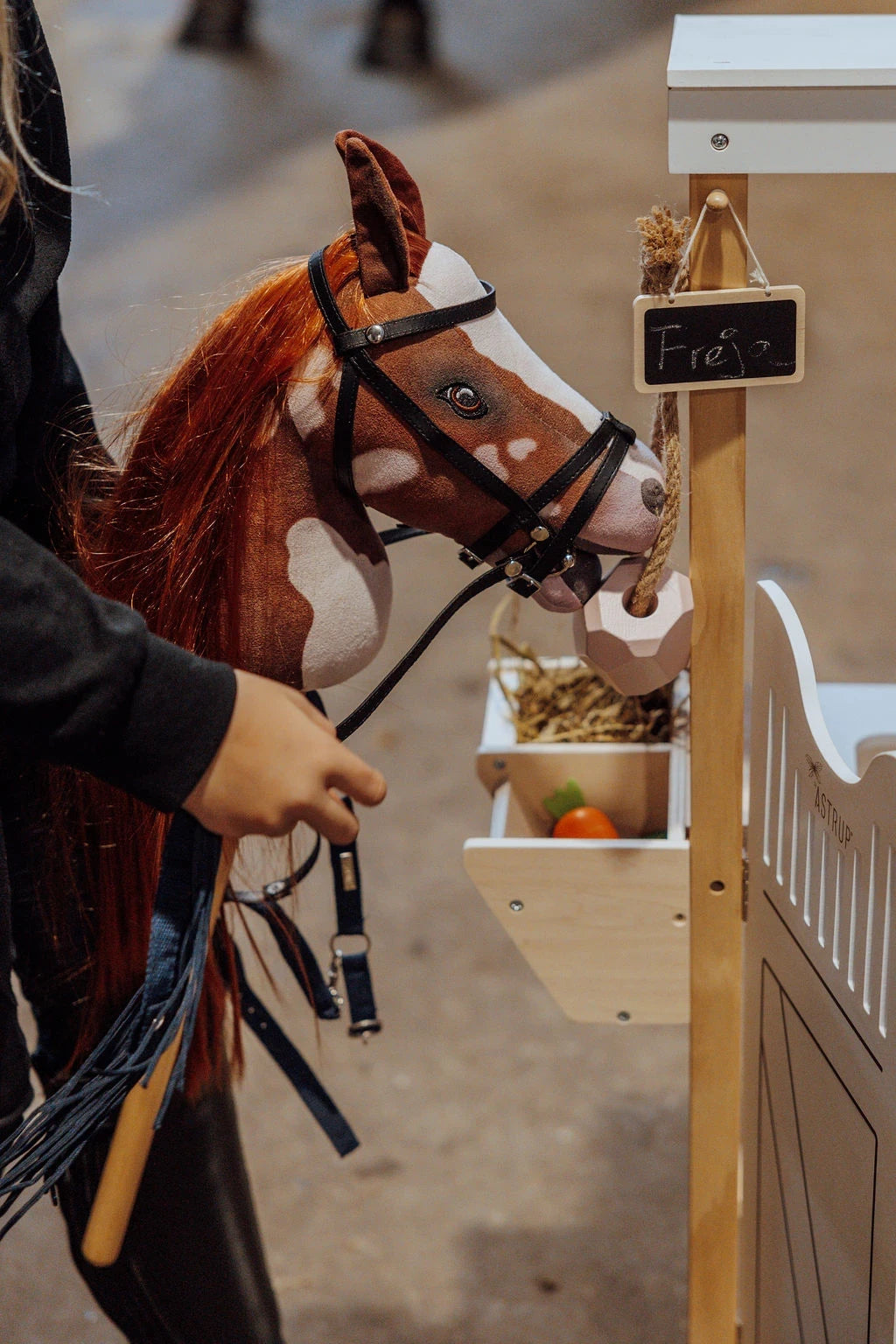 by Astrup Hobby Horse, Coco, Maroon/White