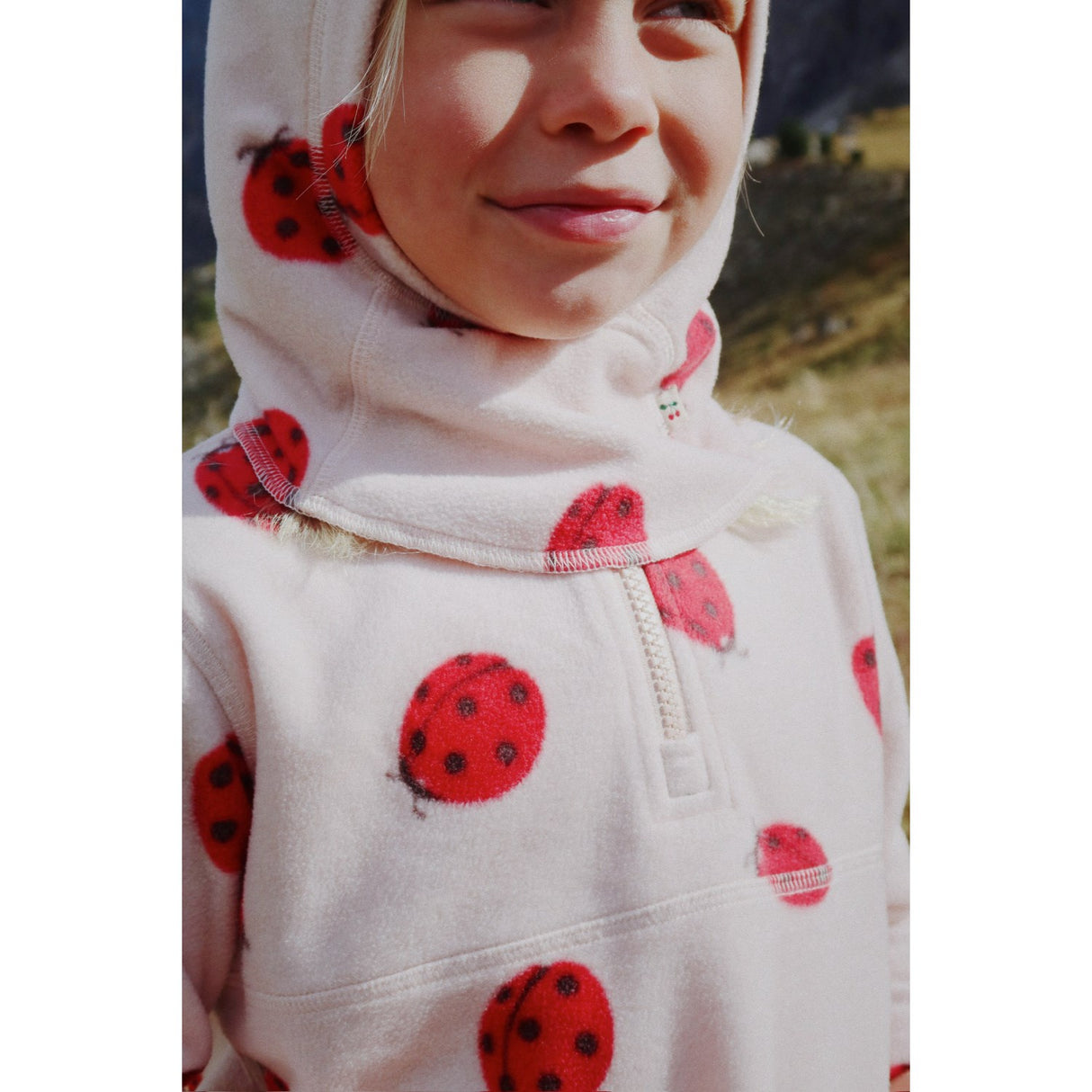 Konges Sløjd Ladybug Tavi Fleece Balaclava Grs