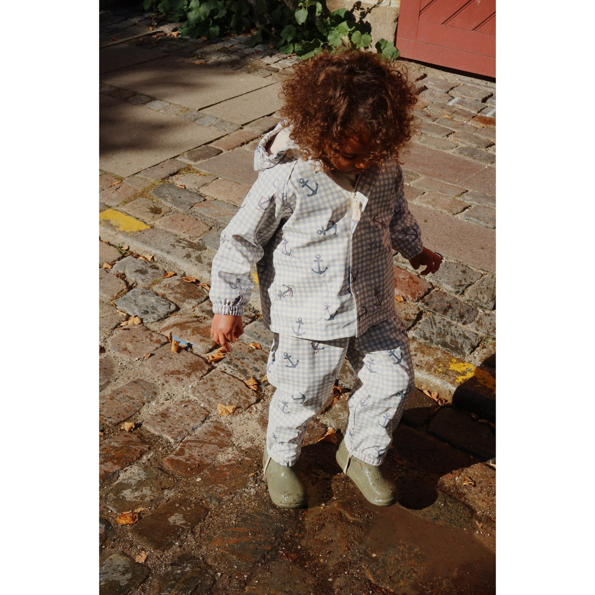 Konges Sløjd Sailor Check Rainy Palme Set