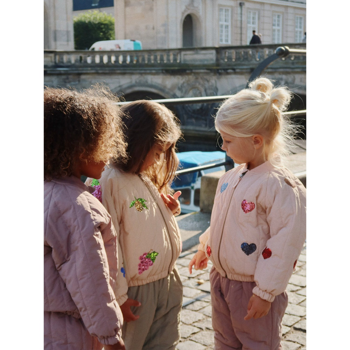 Konges Sløjd Twilight Mauve Juno Sequin Bomber Jacket