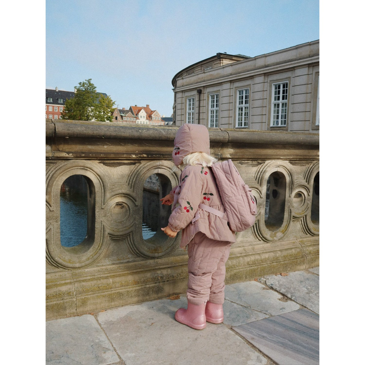 Konges Sløjd Twilight Mauve Juno Quilted Backpack Midi