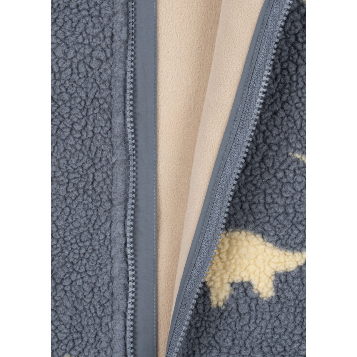 Konges Sløjd Dino Mist Jody Teddy Jacket Grs