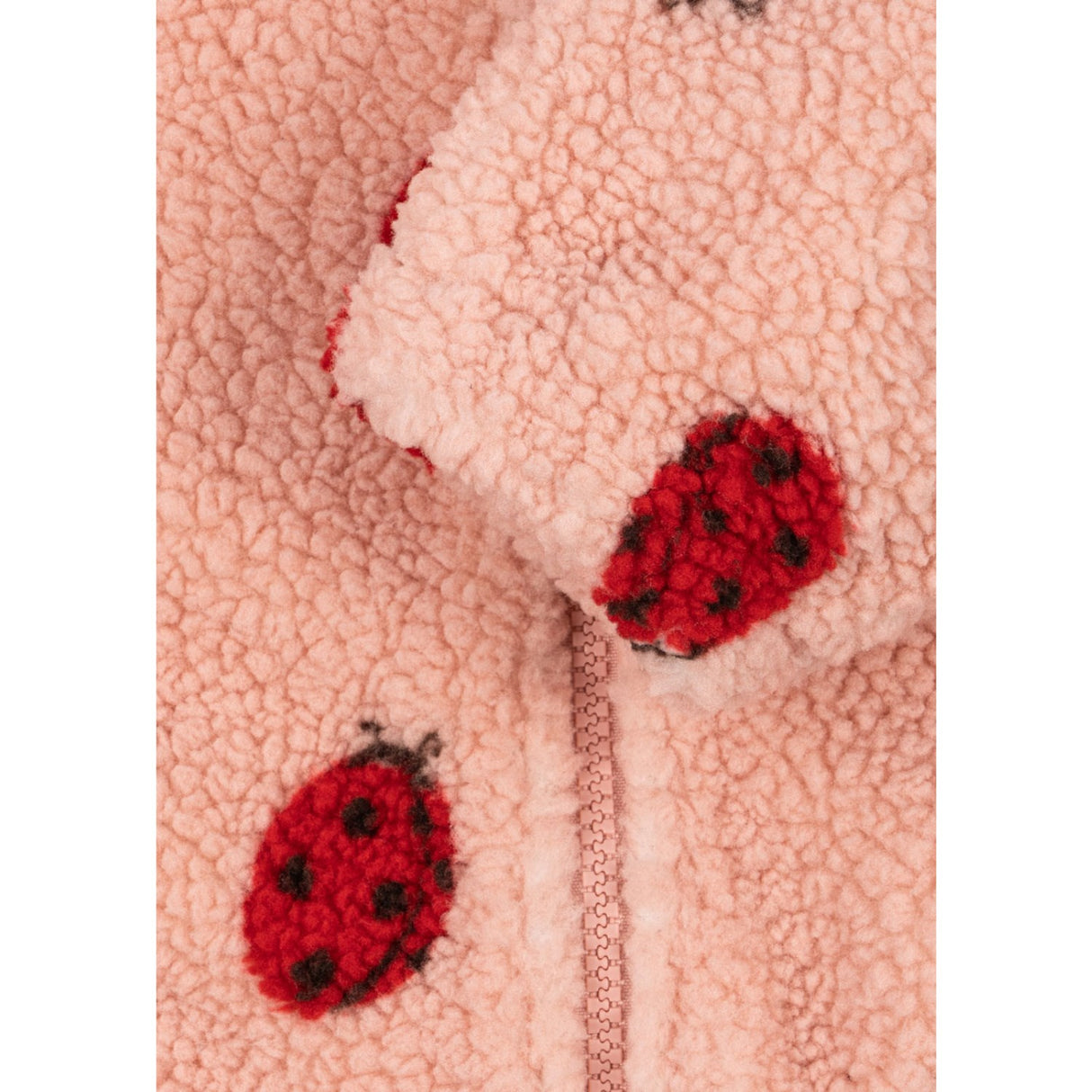 Konges Sløjd Ladybug Pink Jody Teddy Jacket Grs