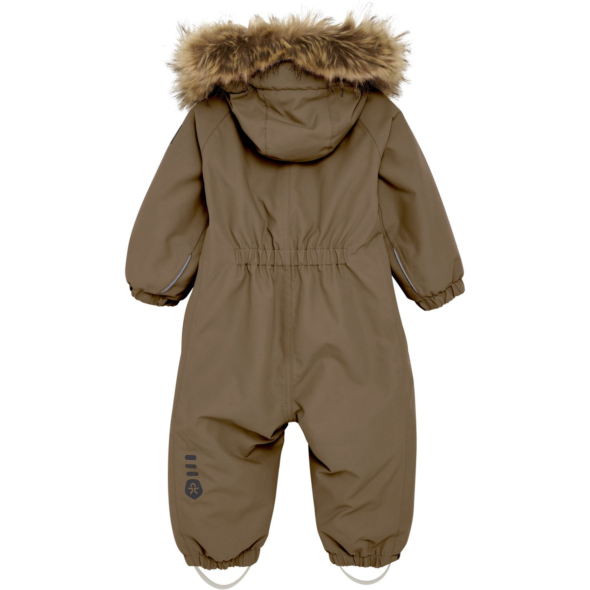 Color Kids Fossil Baby Coverall W. Fake Fur