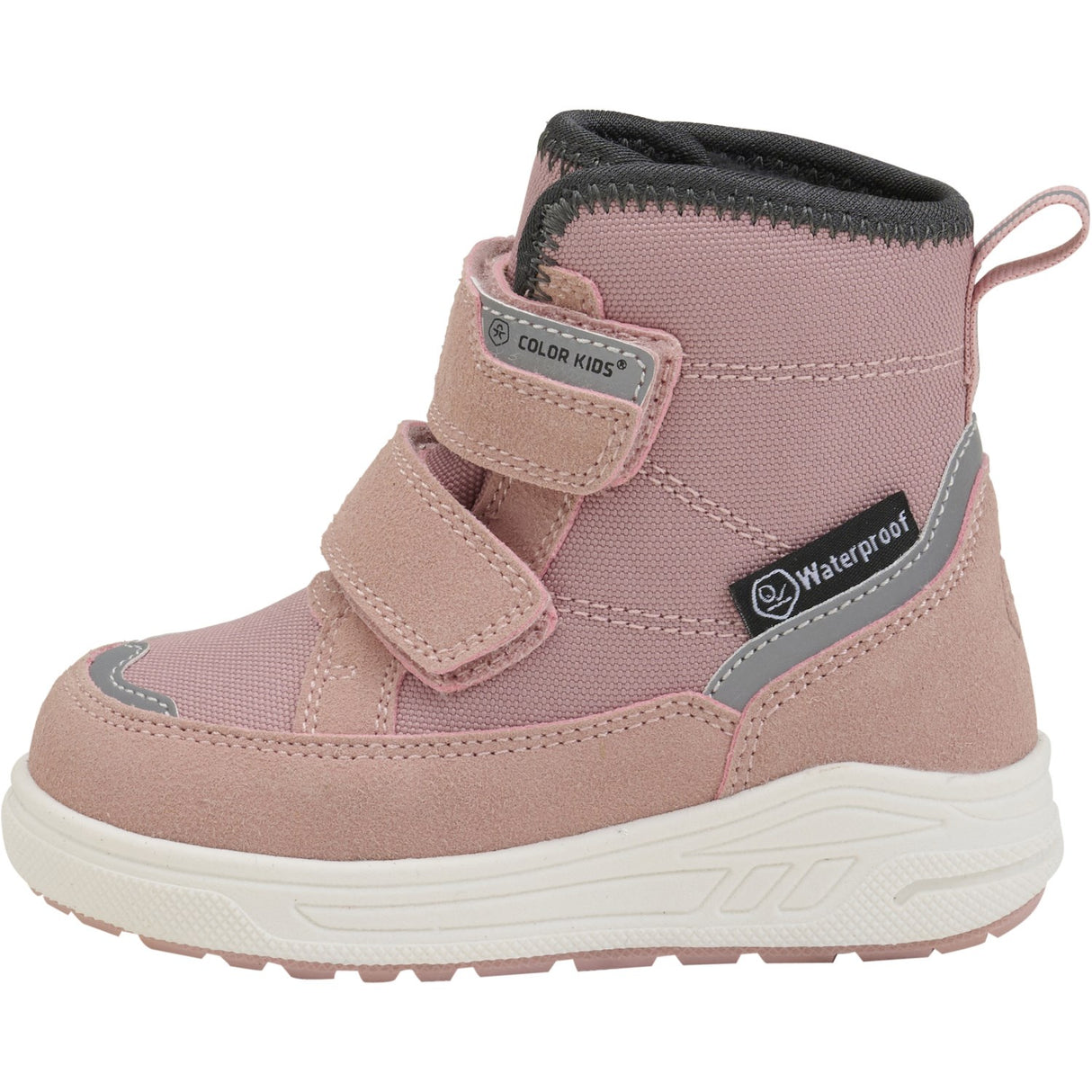 Color Kids Woodrose Boots W. Velcro Waterproof