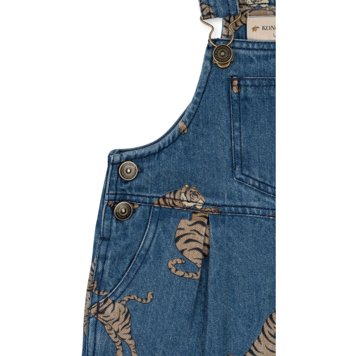 Konges Sløjd Tiger Magot Overalls Denim GOTS