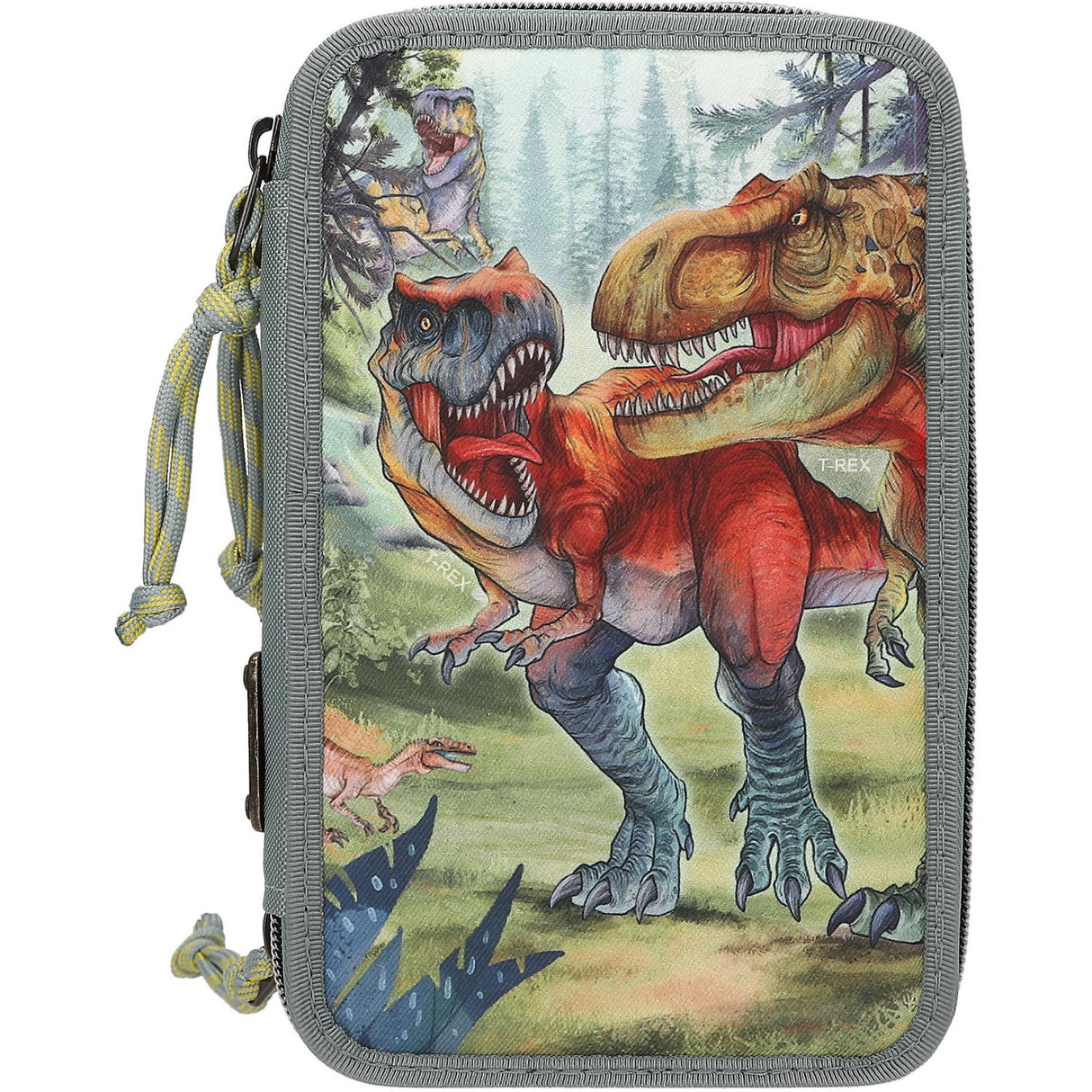 Dino World Bite Triple Pencil Case