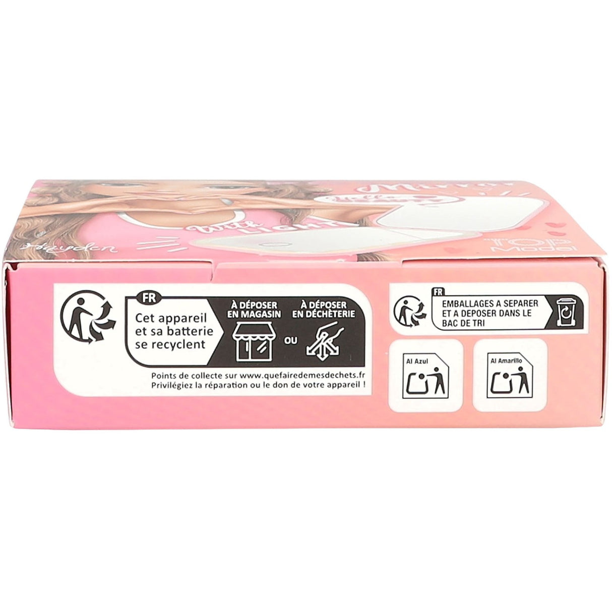 TOPModel Beauty And Me Foldable Pocket Mirror With LED