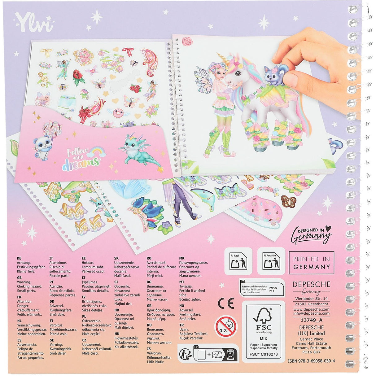 Ylvi Dress Me Up Stickerbook