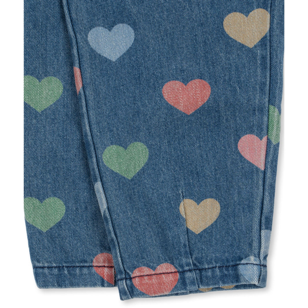 Konges Sløjd Bon Coeur Coloré Magot Frill Pants Denim GOTS