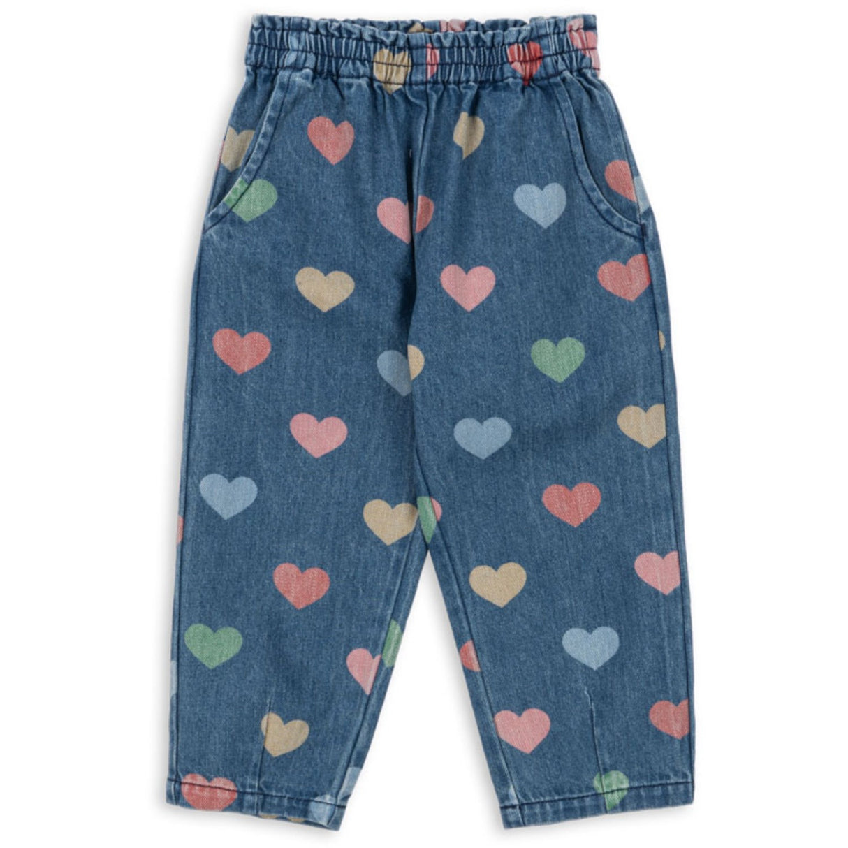 Konges Sløjd Bon Coeur Coloré Magot Frill Pants Denim GOTS