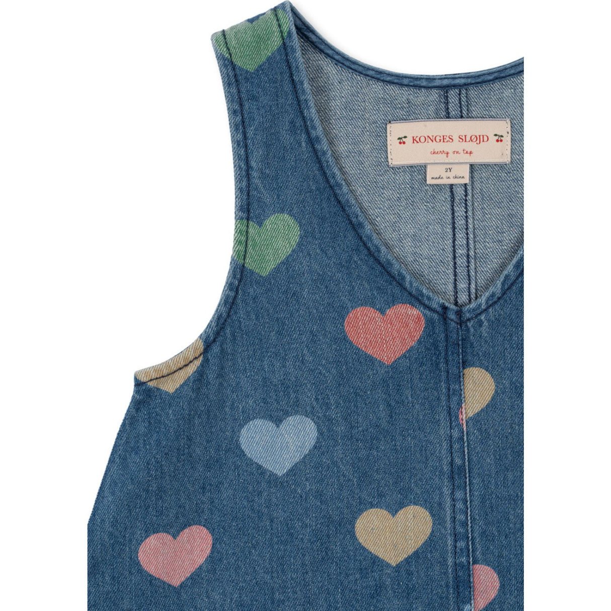 Konges Sløjd Bon Coeur Coloré Magot Dress Denim GOTS